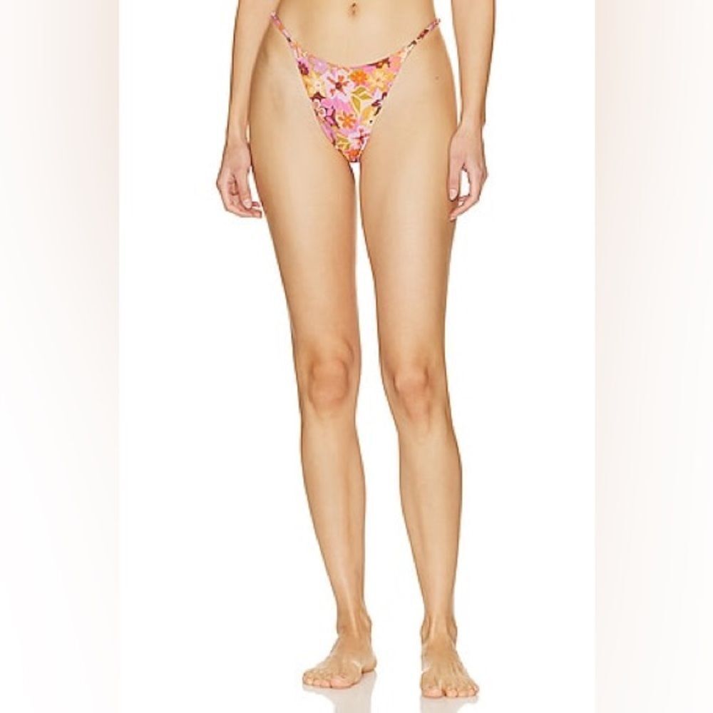 NWT REVOLVE Isle Bikini Bottom in Retro Pop STONE FOX SWIM Size Small